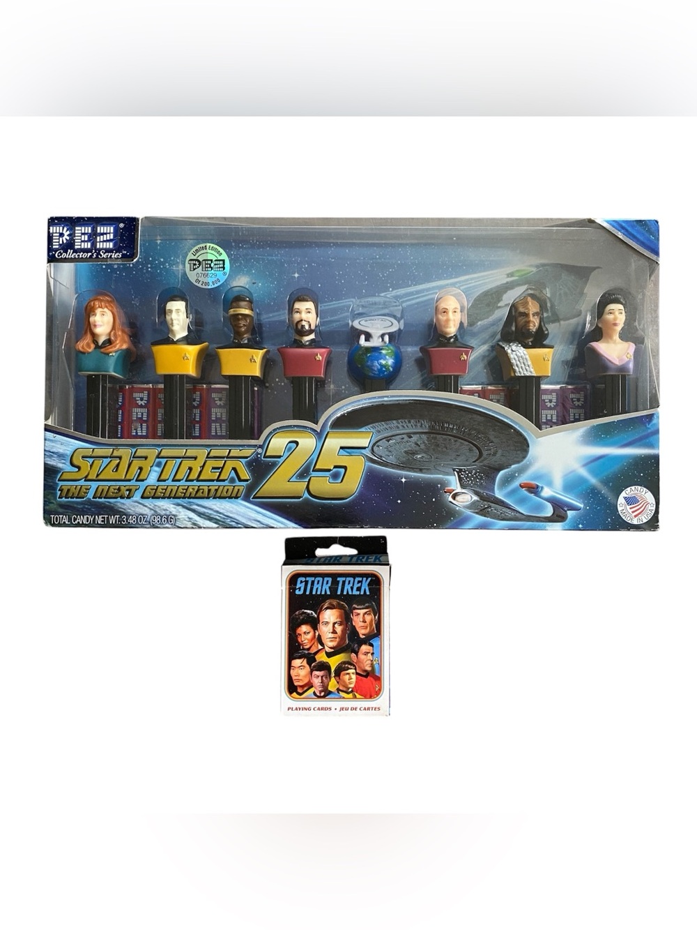 New in box Star Trek Next Generation collectible Pez candy set